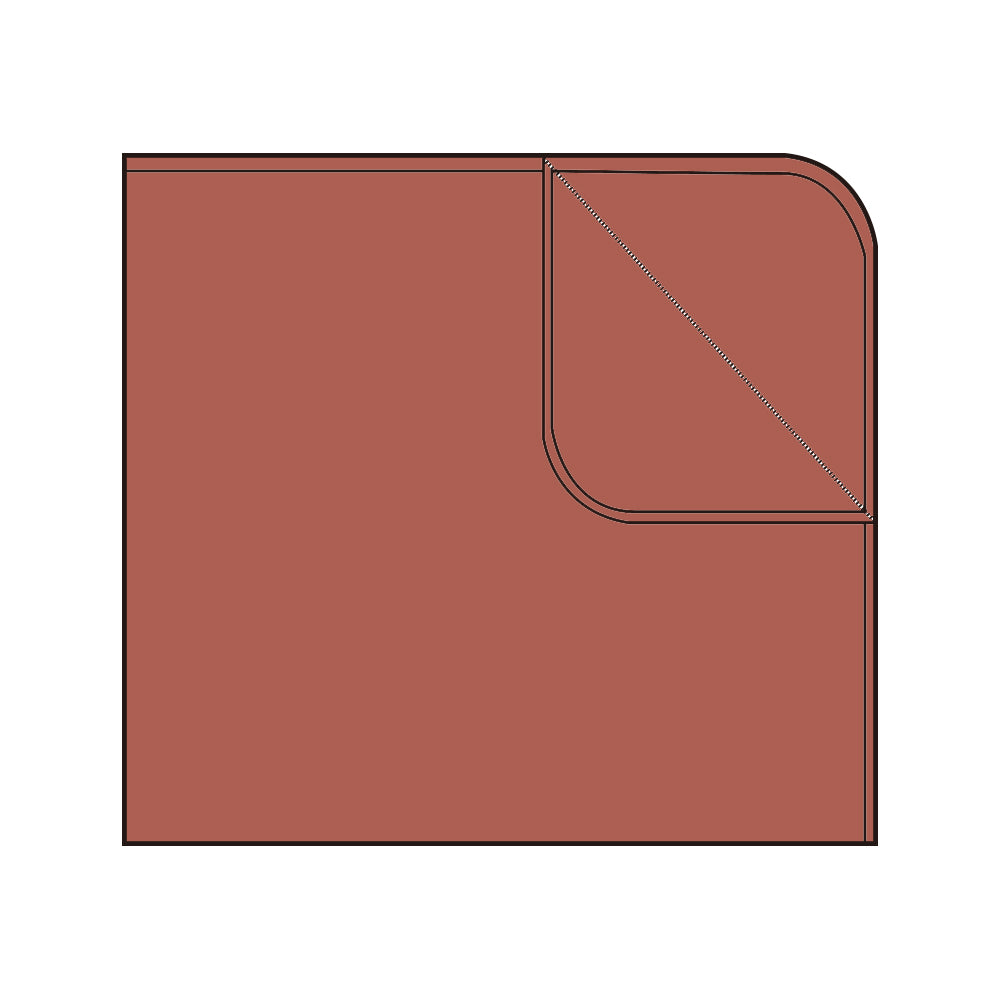 Dark Orange Blanket- Large