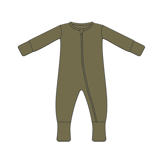 Olive Green Zippy